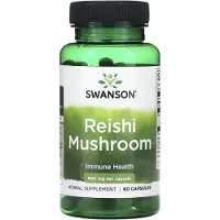 Swanson Health , Reishi Svamp, 600 mg, 60 Capsulor