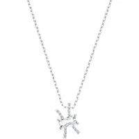 Swarovski Zodiac II Fiskarna Silverhalsband Damhalsband 5563896 Box (Random Color)
