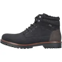 Rieker Boots med snörning gyttjefärgad / svart