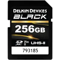Delkin Black Rugged SDXC 256 GB Class 10 UHS-II V90 card (DSDBV90256BX)