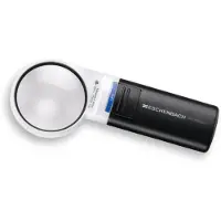 Eschenbach 15115 Lupp med LED-belysning Förstoringsfaktor: 5 x Linsstorlek: (Ø) 58 mm