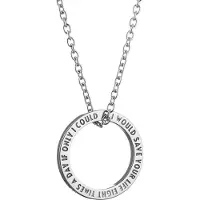 Lumoava x Moomin Snorkfröken Quote silverhalsband MO561820000