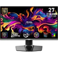MSI Spel-PC-skärm - - 26.5" - UHD - 240Hz - QD-OLED-panel - 0,03ms - Höjdjusterbar - MAG 272UP QD-OLED X24