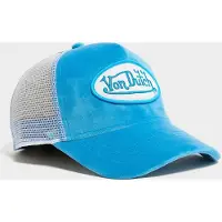 Von Dutch Velvet Trucker Cap, blå