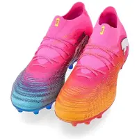 Puma Future 9 Ultimate MG Showtime - Rosa/Orange/Blå/White - Multi Ground (MG), storlek 44
