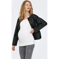 ONLY Maternity Topp svart / vit