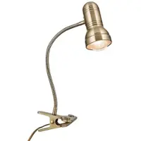 Orion Klämlampa SAMALA, Brun / mässing, Arbetsrum / kontor, Metall, Modern, Klämlampa