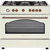 Ravanson Retro Kwge–90arc Butangas Spis Med Ugn 5 Brännare