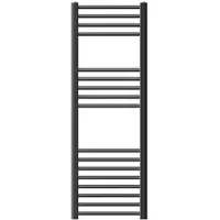 LuxeBath Badrumsradiator Radiator Sahara sidoanslutning handdukstork antracit 40x120cm
