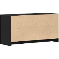 vidaXL TV-skåp Svart Ek 102 x 37,5 x 52,5 cm Konstruerat trä