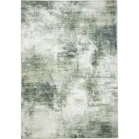 FRAAI Modern matta | Strong grön hos Volero | 80x150 cm | Polyester | Abstrakt | Rektangulär | Plattvävd