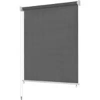 vidaXL Rullgardin utomhus 180x140 cm antracit