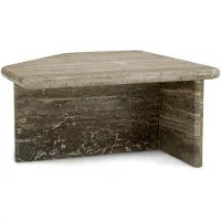 Eichholtz Ciro soffbord silver travertine