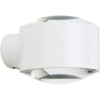 Orion LED utomhus vägglampa Tatra, dimbar, Vitt / opal, Aluminium / grå / zink, Modern, LED-vägglampa utomhus