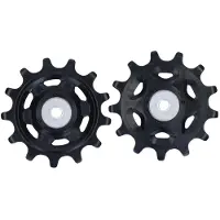 Shimano Deore Xt M8130 Linkglide 11s Tension And Guide Pulley Set Svart