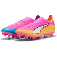 Puma Ultra 6 Match FG/AG Showtime - Rosa/White/Orange/Blå/Svart, storlek 42