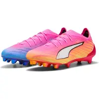Puma Ultra 6 Ultimate FG Showtime - Rosa/White/Orange/Blå/Svart - Gräs (FG), storlek 44