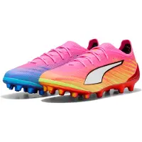 Puma Ultra 6 Ultimate AG Showtime - Rosa/White/Orange/Blå/Svart - Konstgräs (AG), storlek 43