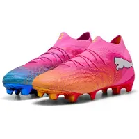 Puma Future 9 Ultimate FG Showtime - Rosa/Orange/Blå/White - Gräs (FG), storlek 47