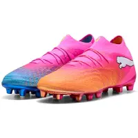 Puma Future 9 Ultimate AG Showtime - Rosa/Orange/Blå/White - Konstgräs (AG), storlek 46