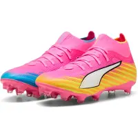 Puma Ultra 6 Match + FG/AG Showtime - Rosa/White/Orange/Blå/Svart Dam, storlek 36