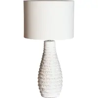 By Rydens Bordslampa Bartha, Creme / bärnsten, Vardagsrum / matsal, Keramik, Bordslampa