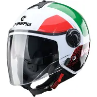 Caberg Riviera V4 X Alpha Italien Vit/Svart/Grön/Röd XL Unisex hvid