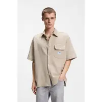 HUGO Ebaffino 10268599 Blue T-shirt Med Korta ärmar