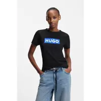 HUGO Classic 10258021 Blue T-shirt Med Korta ärmar