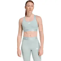 Adidas Sportbehå 'TECHFIT' ljusgrön / vit