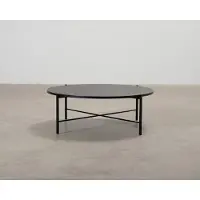 Hakola Round soffbord ø 90 cm svart