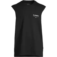 AllSaints T-shirt 'UNDERGROUND' svart / vit