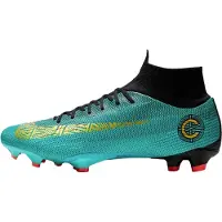 Nike Mercurial Superfly 6 Pro CR7 FG Klar Jadegrön Herr Sneakers Blå Metallisk-Livlig-Guld-Svart AJ3550-390 42