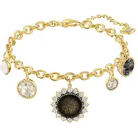 Swarovski Millennium Vintage Elegant Modearmband Dam smycken Guld 5486998 Box (Random Color)