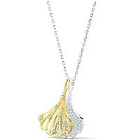 Swarovski Fantastiskt Ginkgo-blad Metallhalsband Damhalsband Vit 5515462 Box (Random Color)