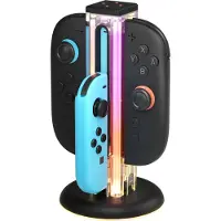 NYXI - Zeus Nintendo Switch 1 & 2 Charging Station - Multi Color