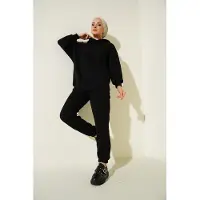 Big Dart Överdimensionerad hoodie och byxor aktivt set