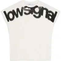 Bershka T-shirt svart / vit