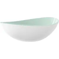 vidaXL Handfat i Härdat Glas, 54,5X35X15,5 Cm, Vitt