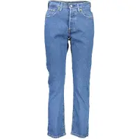 Levi's Jeans '501 CROP' blå denim