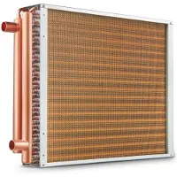 Vevor 18" x 20" värmeväxlare vatten till luft 3-rads 3/8" kopparportar 242 fenor