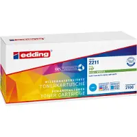 Edding Toner Ersätter HP 415A (W2031A) Kompatibel Cyan 2100 sidor EDD-2211 18-2211