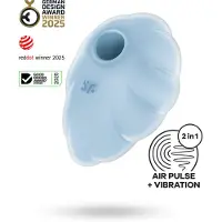 Satisfyer Cloud Dancer Lufttrycksvibrator - Blå - Blå