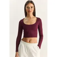 Bianco Grundläggande Crop Top