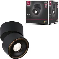 Paulmann 93371 Spircle LED-utomhusbelysning tak LED LED fast installerad 8 W Svart (matt)