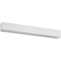 LUCANDE LED utomhus vägglampa Lengo , Vitt / opal, Aluminium / grå / zink, Modern, LED-vägglampa utomhus