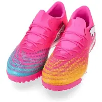Puma Future 9 Match Fusion Low Cut TT Showtime - Rosa/Orange/Blå/White - Turf (TF), storlek 44