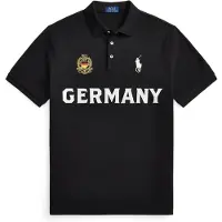 Ralph Lauren för män. 710B20862001 Polo Classic Fit Tyskland svart (XXL), Casual, Bomull, Kort ärm