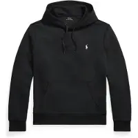 Ralph Lauren för män. 710907092013 Dubbelstickad huvtröja svart (L), Casual, Bomull