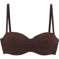 LASCANA Bikiniöverdel mörkbrun